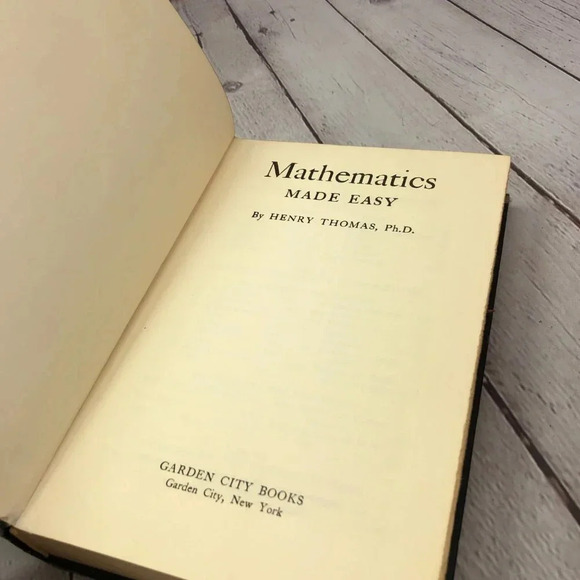 Vintage 1959 Rinehart MATHEMATICS MADE EASY textbook - Picture 5 of 8